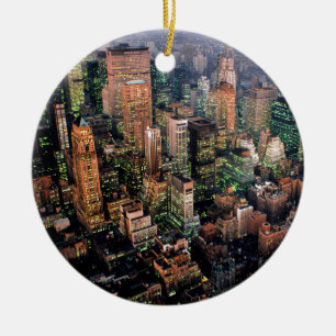 Stunning! New York City USA Ceramic Tree Decoration