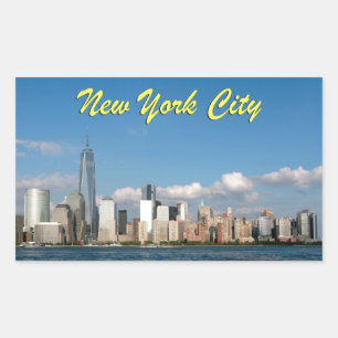 Stunning New York City USA Rectangular Sticker