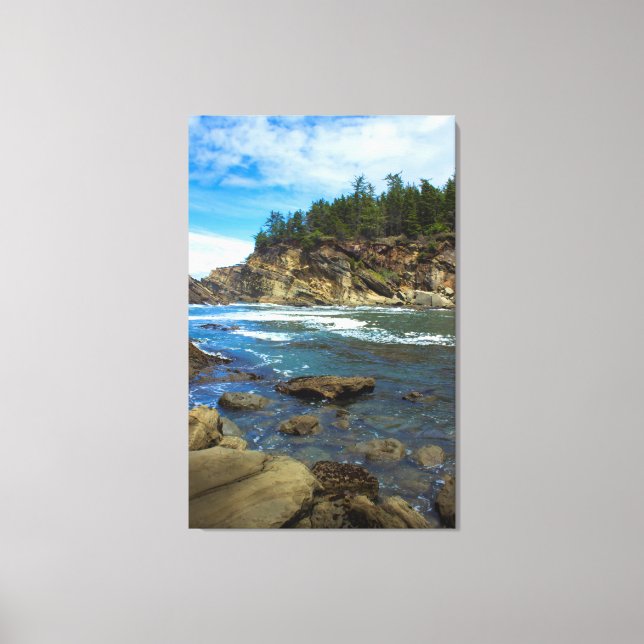 Stunning Oregon Coast Ocean Wall Art (Front)