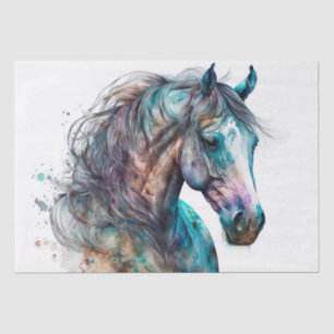 Stunning Painted Horse Tissue Paper