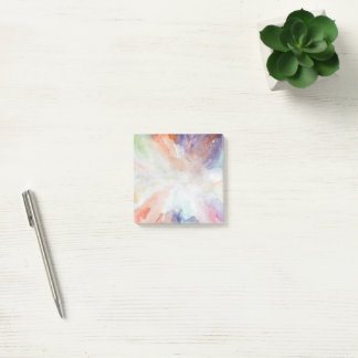 Stunning Pastel Abstract Watercolor Modern Art Post-it Notes