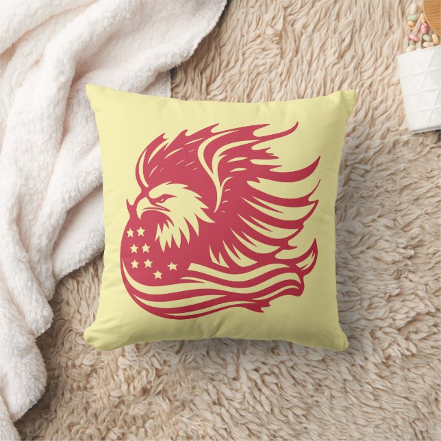 Stunning Patriotic Eagle Digital Artwork Cushion (Blanket)