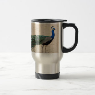 Stunning Peacock Travel Mug