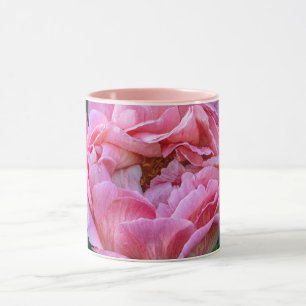 Stunning Peony: Elegant Canadian Floral Art Mug