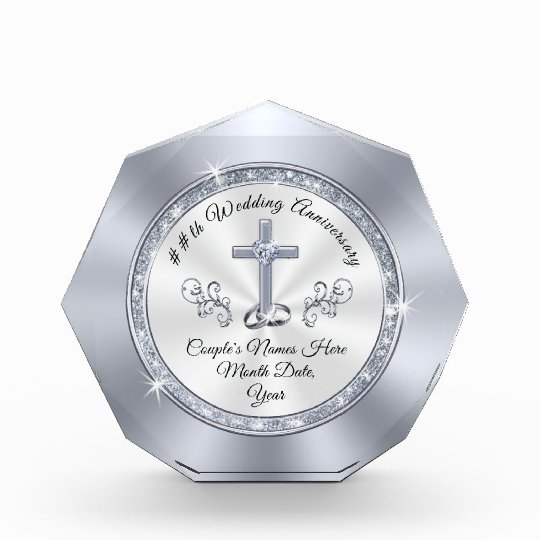 Stunning Personalised Christian Anniversary Gifts Zazzle.co.uk