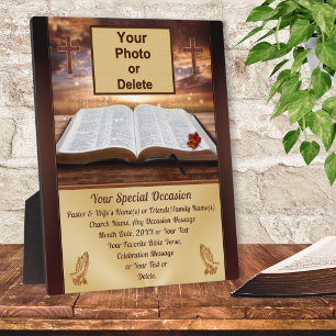 Stunning Photo and Personalised, Christian Plaques