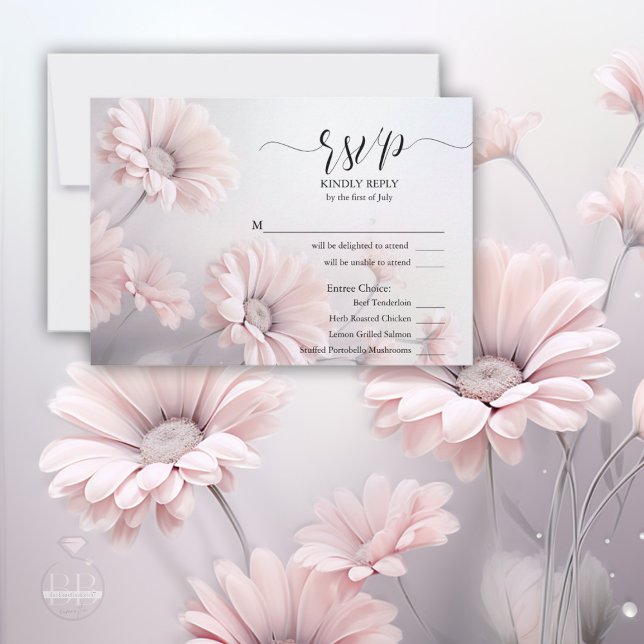 Stunning Pink Daisies RSVP 2 Meal Choice  (Creator Uploaded)