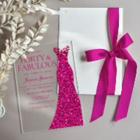 Stunning Pink Dress 40th Birthday Party