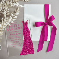 Stunning Pink Dress 50th Birthday Party