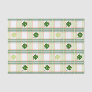 Stunning Plaid St. Patrick's Day Tissue Paper