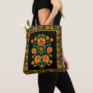 💛🧡❤️Stunning polish Folk Wycinanki  Tote Bag