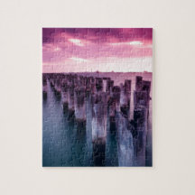 Stunning Princes Pier Port Melbourne at Dusk