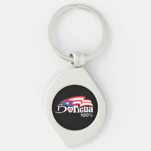 Stunning Puerto Rico Boricua Key Ring
