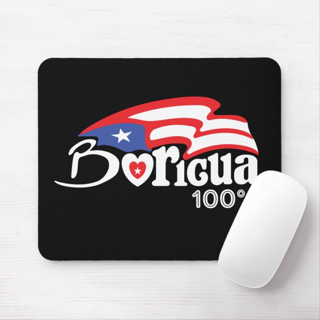 Stunning Puerto Rico Boricua  Mouse Mat (With Mouse)