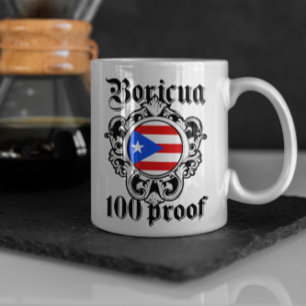 Stunning Puerto Rico Boricua  Taino Vintage Logo Coffee Mug