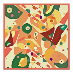 Stunning Random Patterns Art Poster