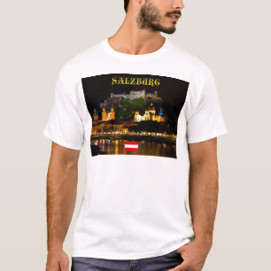 Stunning! Salzburg Austria with flag T-Shirt
