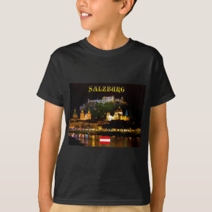 Stunning! Salzburg Austria with flag T-Shirt
