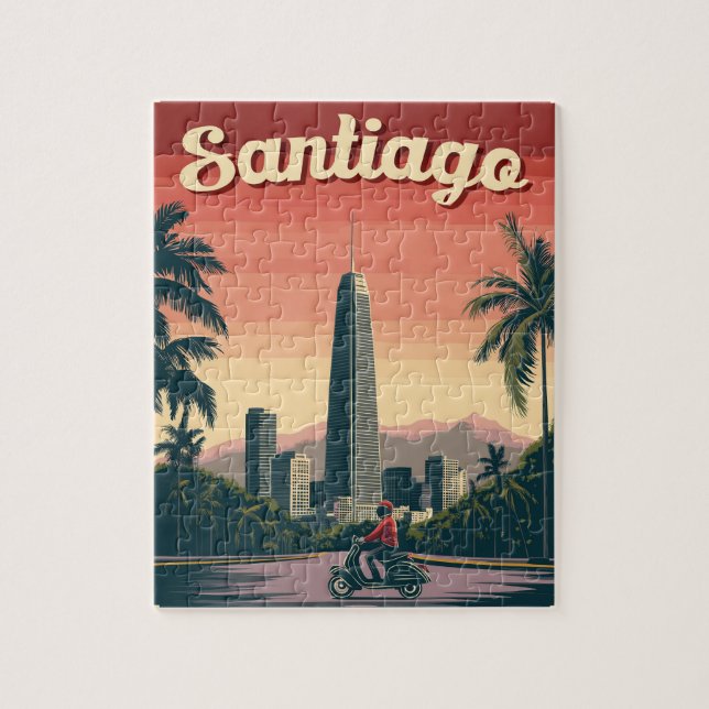 Stunning Santiago, Chile  Jigsaw Puzzle (Vertical)