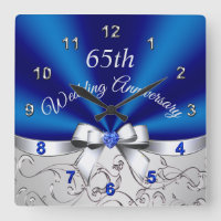 Stunning Sapphire Blue 65 Year Anniversary Gift