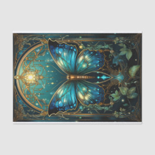 Stunning Sapphire Blue Butterfly Tissue Paper