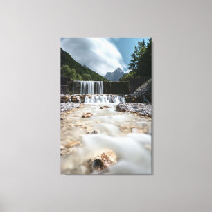Stunning scenery at Krnica valley, Slovenia Canvas Print