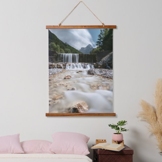 Stunning scenery at Krnica valley, Slovenia Hanging Tapestry (Bedroom)