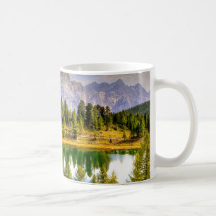 Stunning Scenic View of Dolomite Mountains Italy Coffee Mug