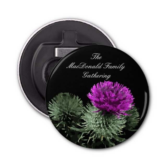 Stunning Scottish Thistle Bottle Opener (Front)
