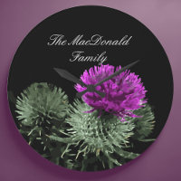 Stunning Scottish Thistle Family Clan
