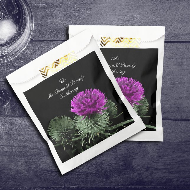 Stunning Scottish Thistle Favour Bags (Creator Uploaded)