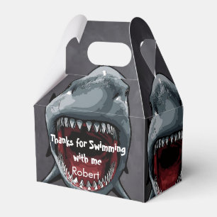 Stunning Shark Birthday  Favour Box