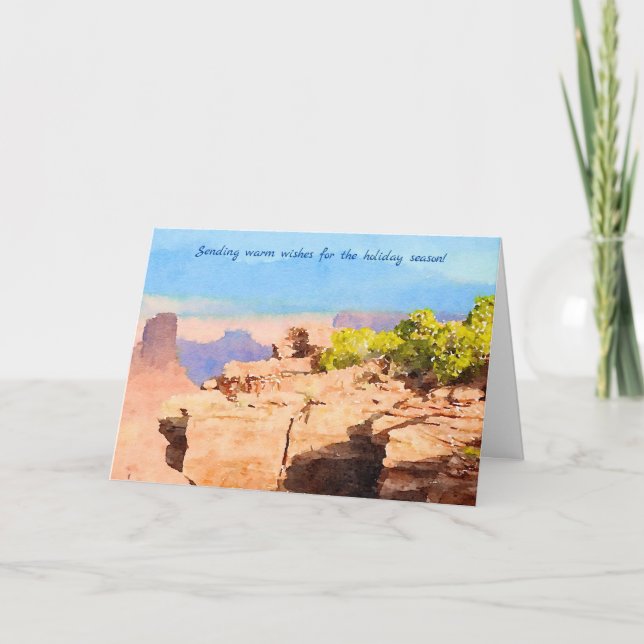 Stunning Southwest Beauty in Utah Holiday Card (Front)