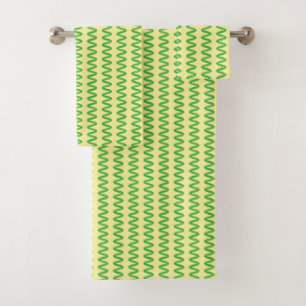 Stunning Spirulina Bath Towel Set