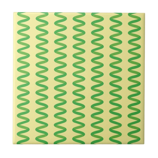 Stunning Spirulina Ceramic Tile (Front)