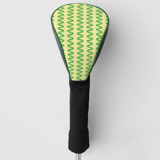 Stunning Spirulina Golf Head Cover (Front)