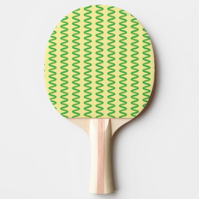 Stunning Spirulina Ping Pong Paddle (Front)