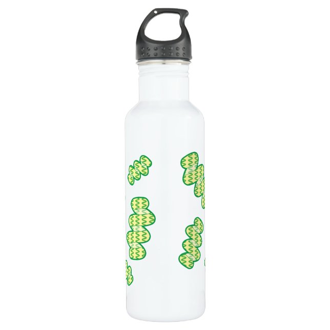 Stunning Spirulina Stainless Steel Water Bottle (Front)