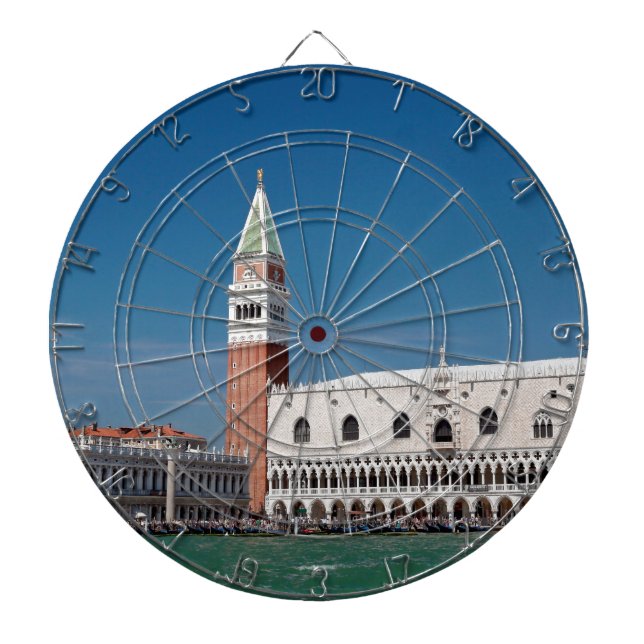 Stunning! St Mark's Square Venice Dartboard (Front)