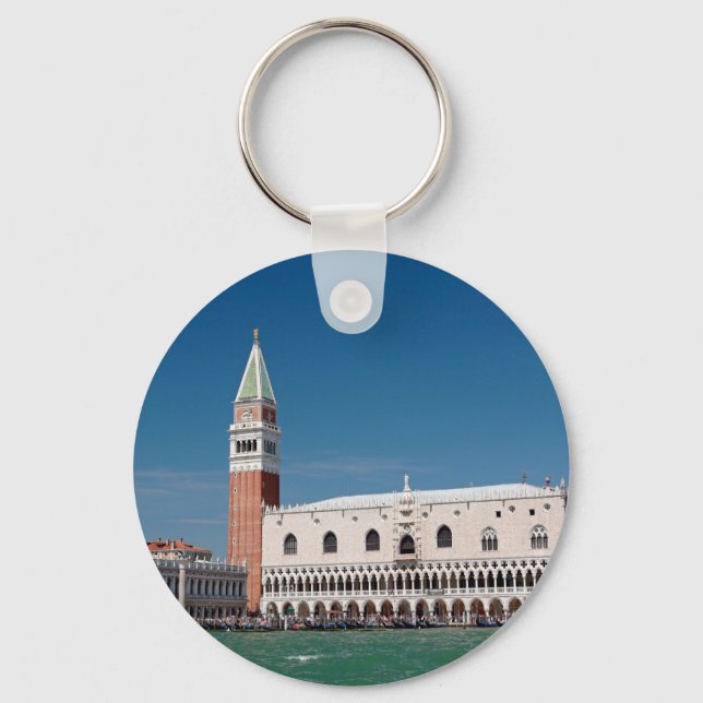 Stunning! St Mark's Square Venice Key Ring (Front)
