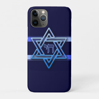 Stunning Star of David chai iPhone 11 Pro Case