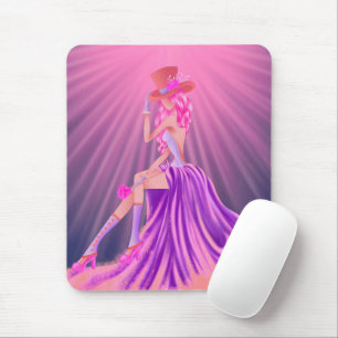 Stunning Steampunk Glamour Prom Queen  Mouse Mat