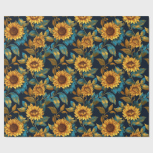 Stunning  Sunflowers All Occasion Wrapping Paper