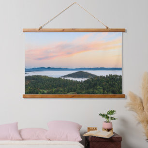 Stunning sunrise from Šilentabor, Slovenia Hanging Tapestry