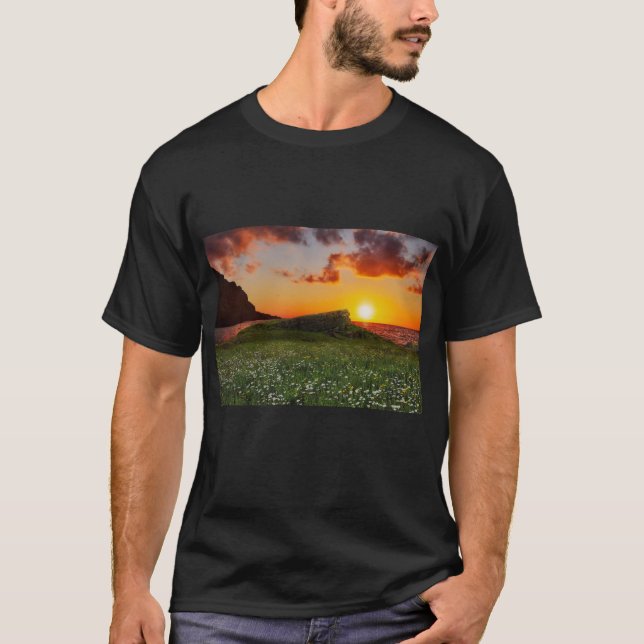 Stunning Sunset Drowning  T-Shirt (Front)