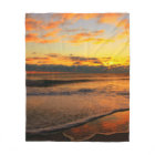 Stunning sunset on the beach