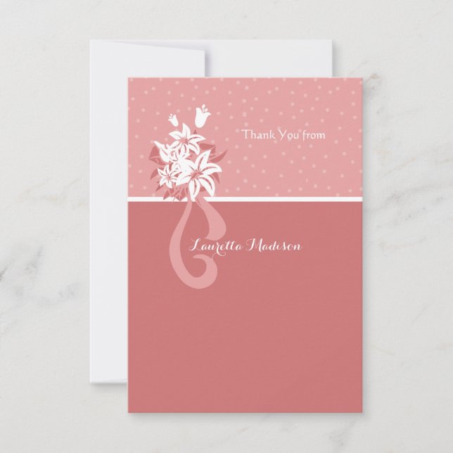 Stunning Thank You Notecard (Front)