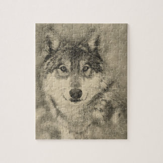 Stunning Timber Wolf Jigsaw Puzzle
