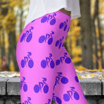 Stunning Ultra Pink Womens Cycling Pattern Leggings<br><div class="desc">Brighten Your Cycling Wardrobe with Trendy Leggings! Add a burst of colour to your cycling gear with these stylish, fun leggings! Whether you're pushing yourself during training or kicking back after a ride, these leggings offer the perfect mix of comfort and flair. Feel confident and look fantastic—shop now and take...</div>