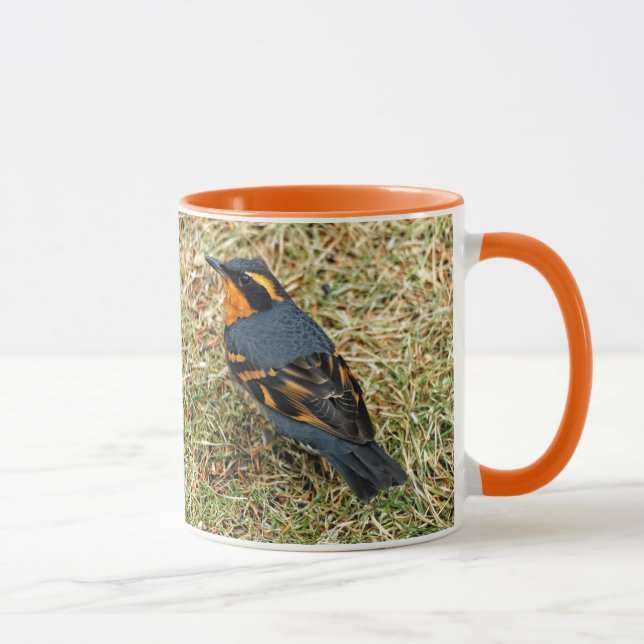 Stunning Varied Thrush on the Lawn Mug (Right)